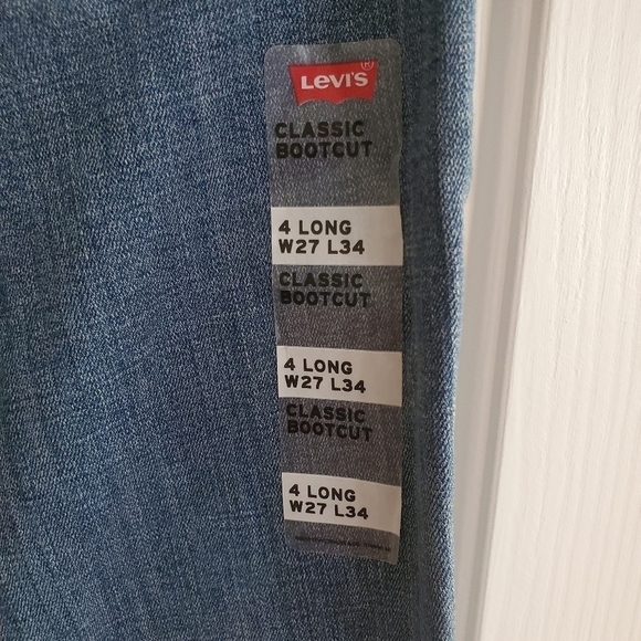 NWT Levis womans classic bootcut mid rise hypersoft jeans size 4 long - Picture 5 of 7